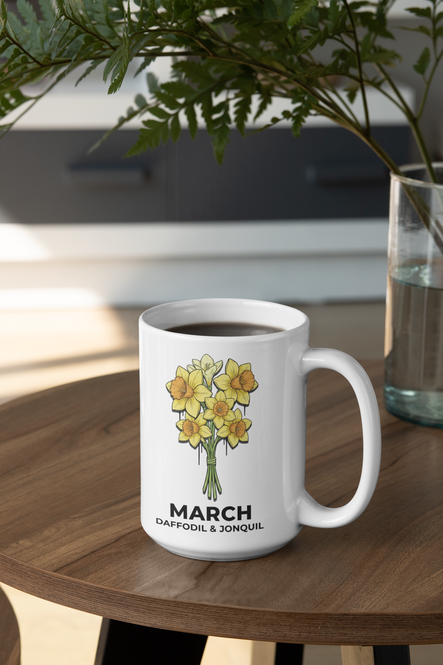 March Birth flowers Mug | Daffodil and Jonquil Mug